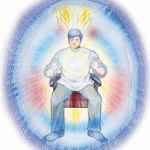 Student meditating with Twin Hearts Meditation